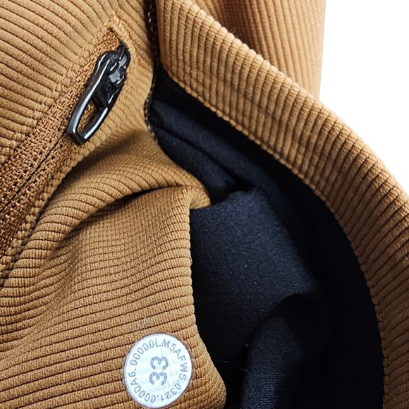 Lululemon Mens ABC Slim Fit Pant, Corduroy Ribbed, Brown Rust, Size 33 - Picture 6 of 9